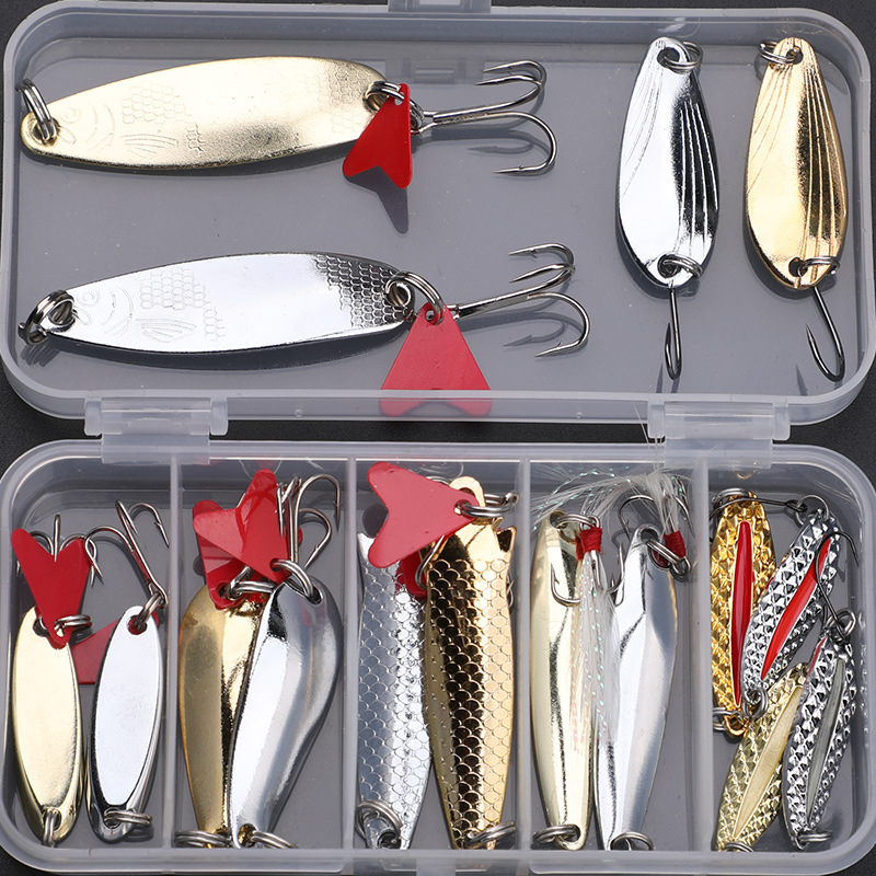 Fishing Lure Spinnerbait - Kit de señuelos de pesca, 16