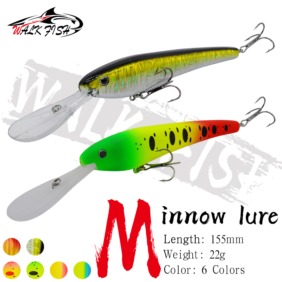 Fishing Lure Crankbait - WALK FISH-señuelo de pesca de pececillos,