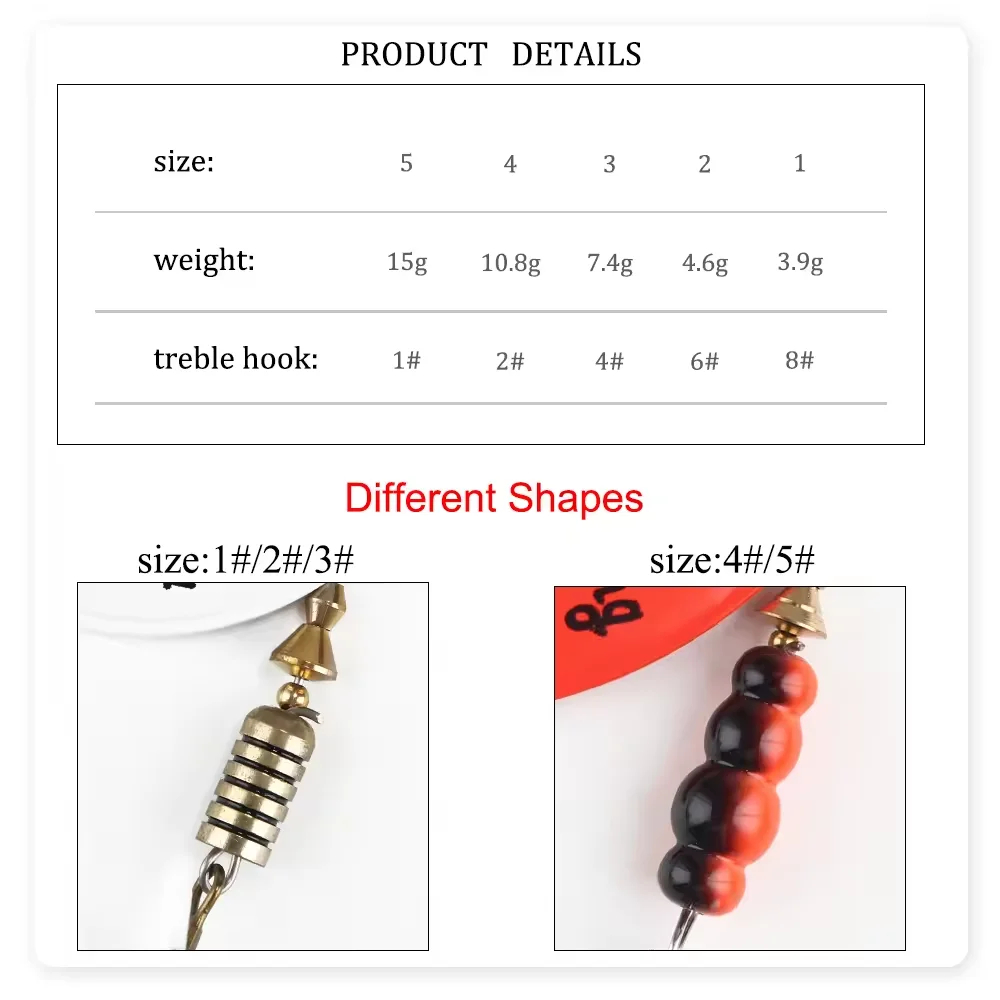 Señuelo giratorio con cuchara  - Fishing Lure Crankbait reseña y precio