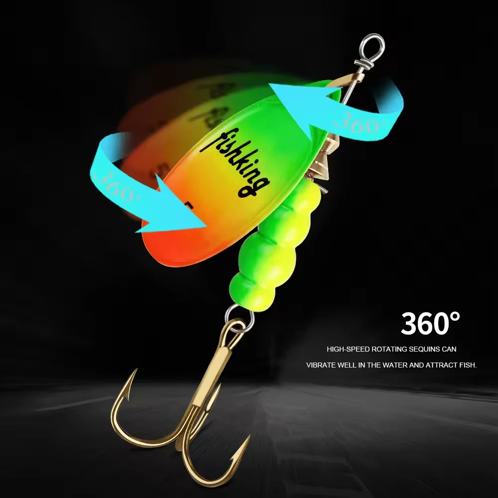 Señuelo giratorio con cuchara  - Fishing Lure Crankbait reseña y precio