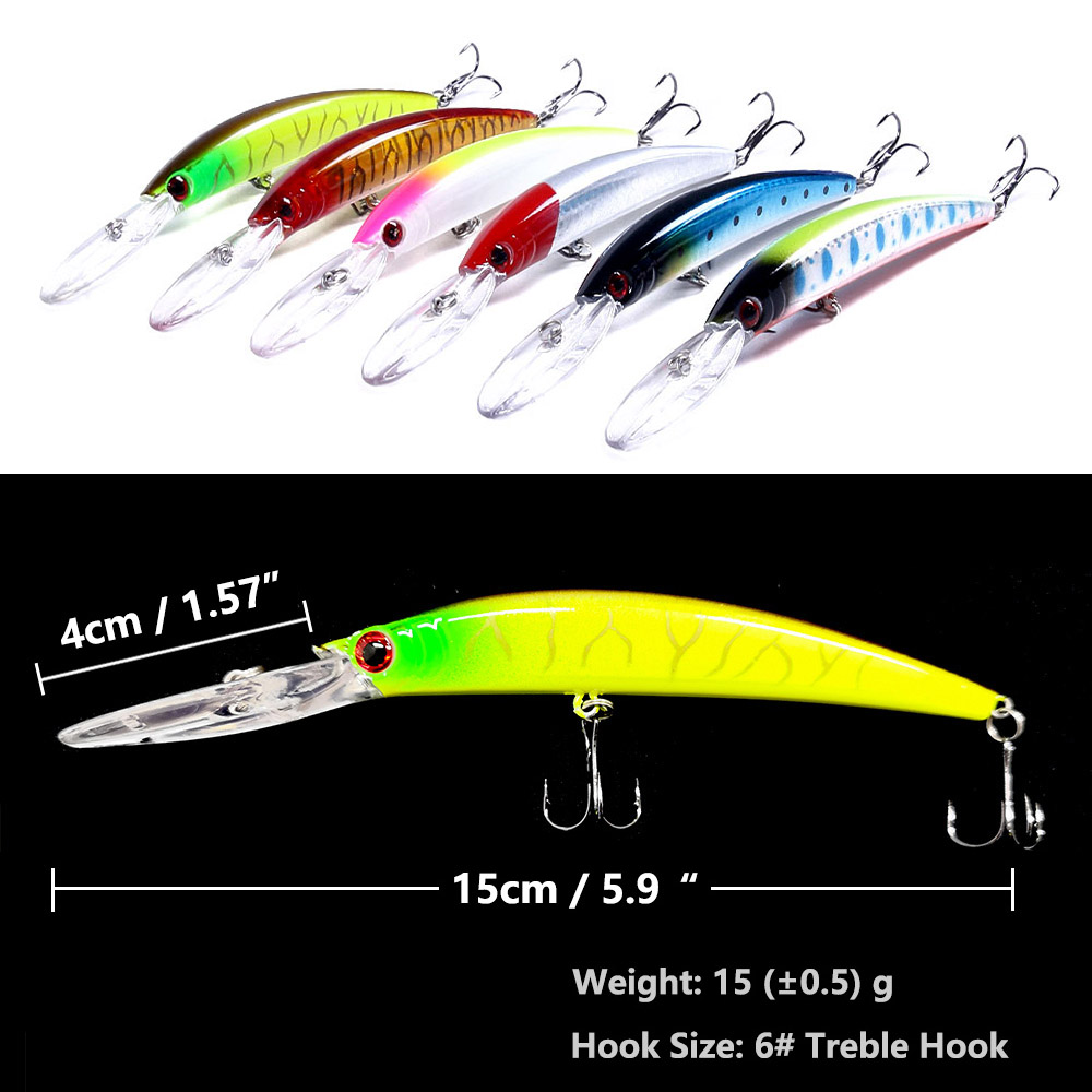 1 Uds 15cm 15g Jerkbait de buc - Fishing Lure Spinnerbait reseña y precio