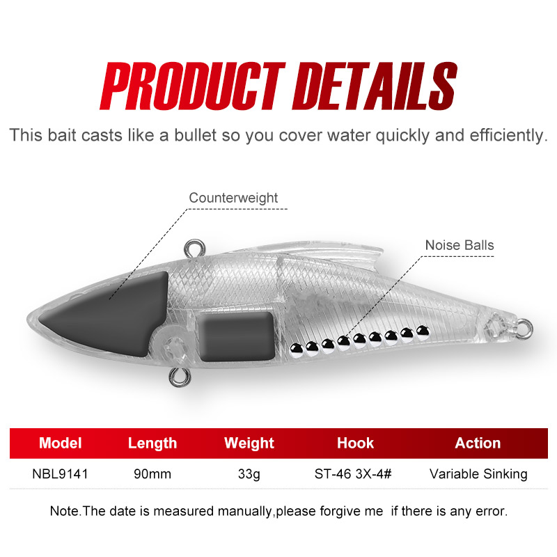 Noeby - 3 Señuelos Artificiale - Fishing Lure Crankbait reseña y precio