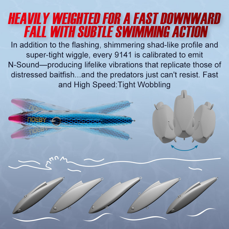 Noeby - 3 Señuelos Artificiale - Fishing Lure Crankbait reseña y precio