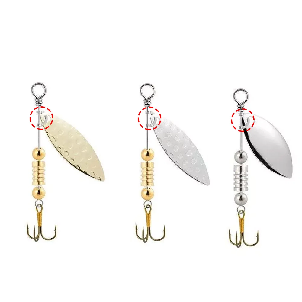 100 Uds. Clips fijos en forma  - Fishing Lure Spinnerbait reseña y precio